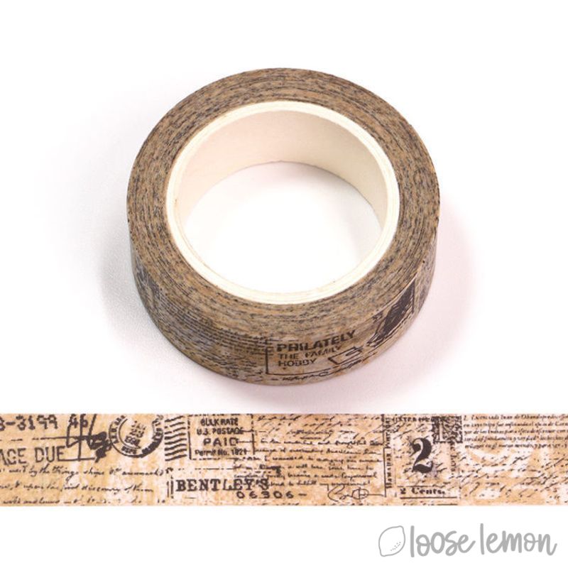 Vintage Stamps - Washi Tape (10M)