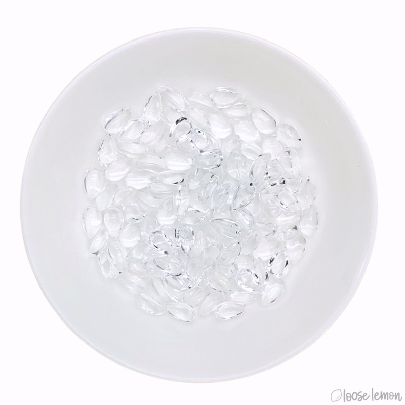 Clear Raindrops | Medium (5Mm X 8Mm)