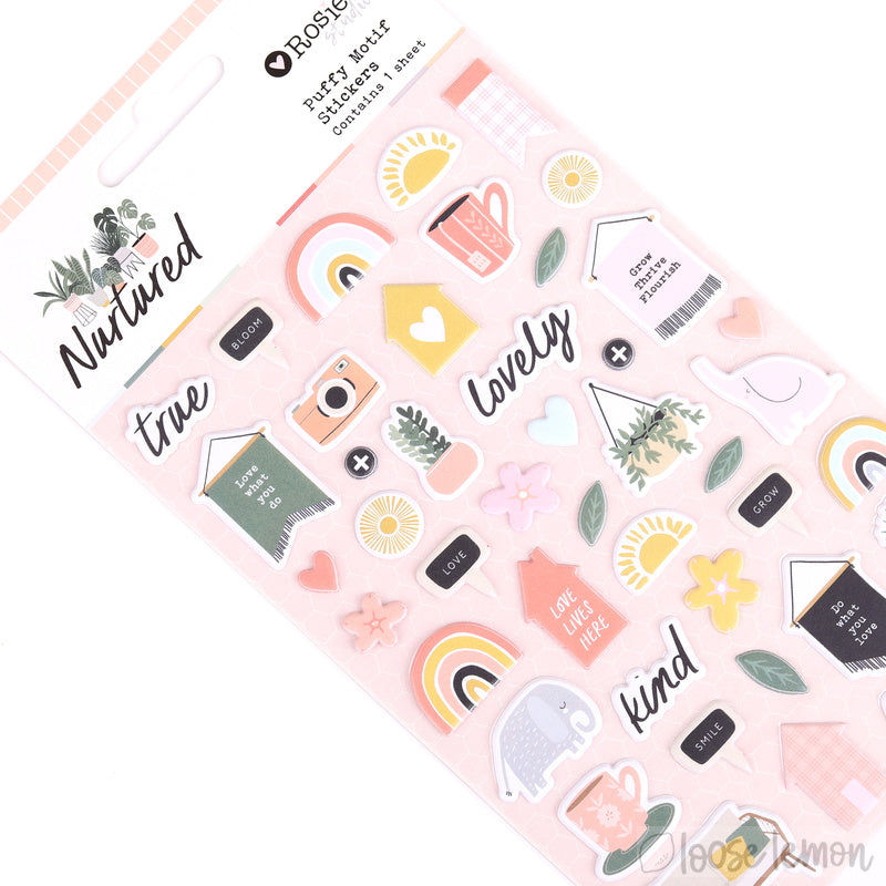 Nurtured |  Puffy Motif Stickers
