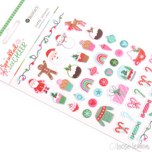 Sprinkled With Cheer |  Puffy Mini Stickers (Motifs)