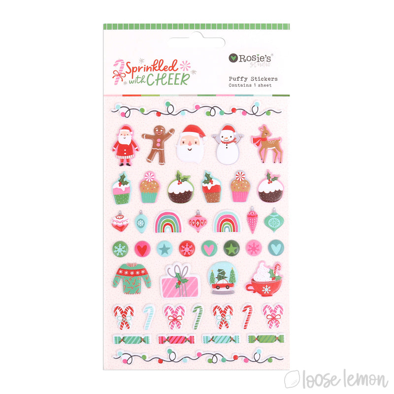 Sprinkled With Cheer |  Puffy Mini Stickers (Motifs)