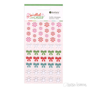 Sprinkled With Cheer |  Puffy Mini Stickers (Icons)