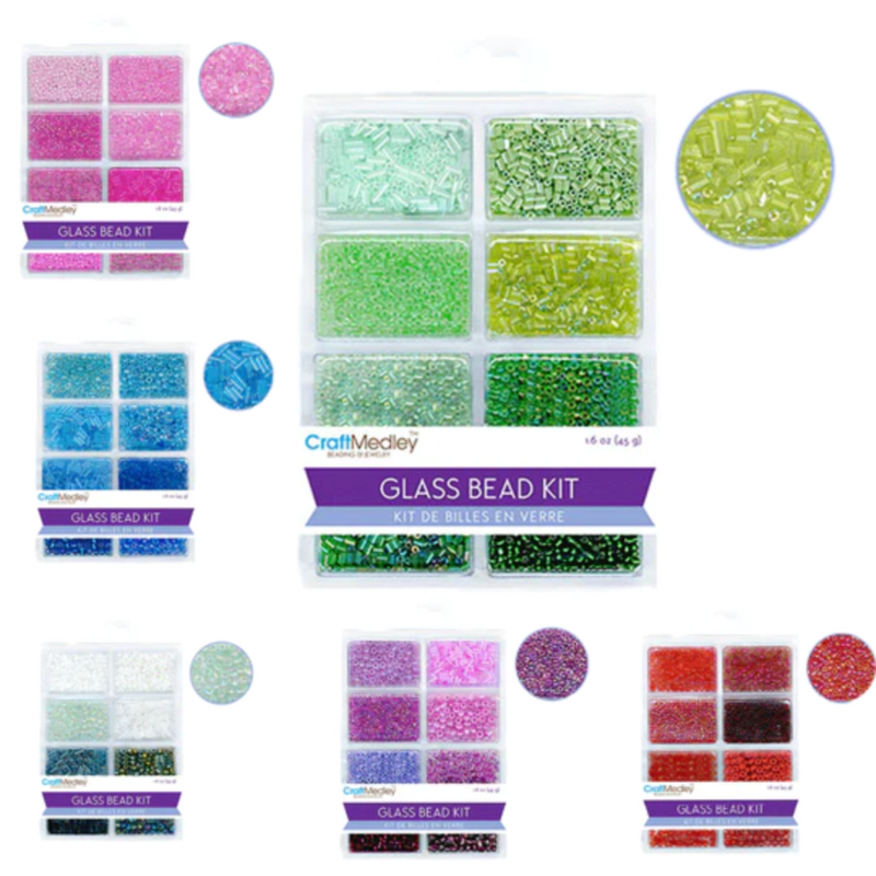 Craft Medley Glass Bead Kit | Viola