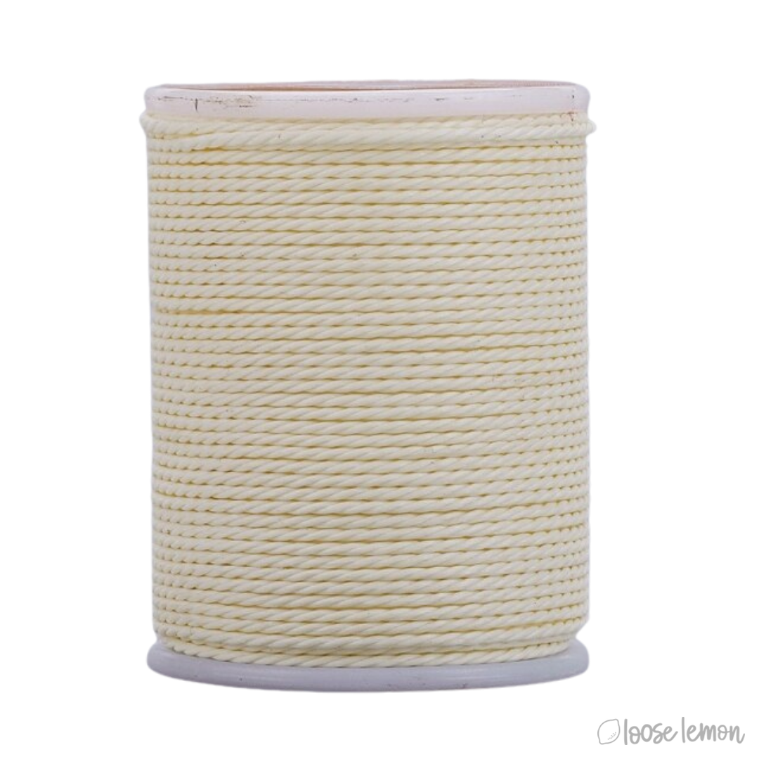 Waxed Cord | 10M Roll | Cream