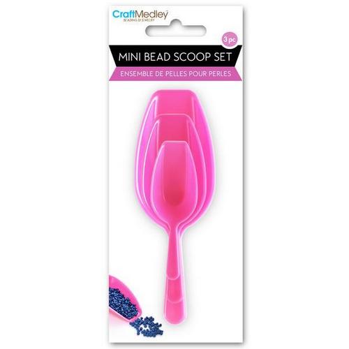 Craft Medley Mini Bead Scoop Set