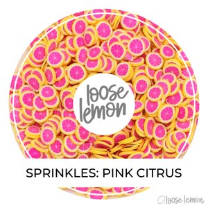 Clay Sprinkles | Pink Citrus (Slices)