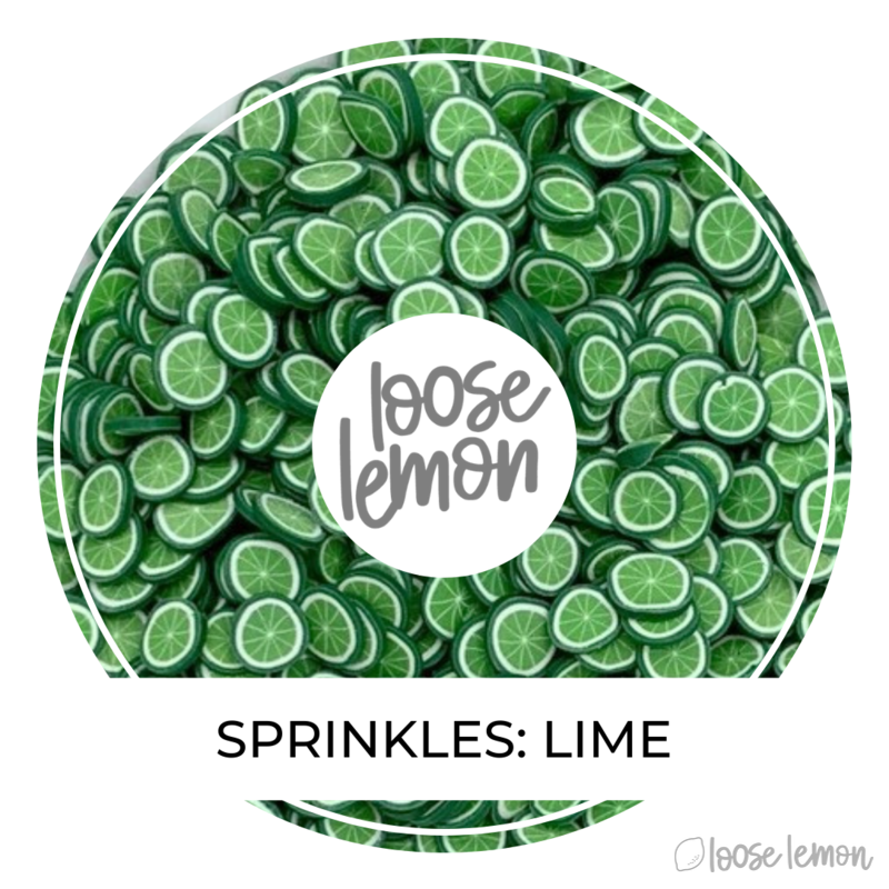 Clay Sprinkles | Lime (Slices)