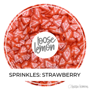 Clay Sprinkles | Strawberry