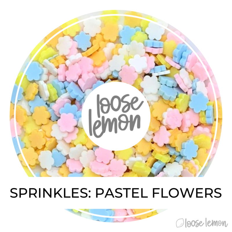 Clay Sprinkles | Pastel Flowers
