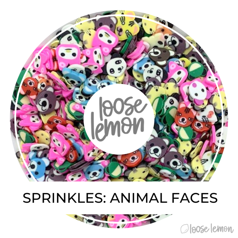 Clay Sprinkles | Animal Faces