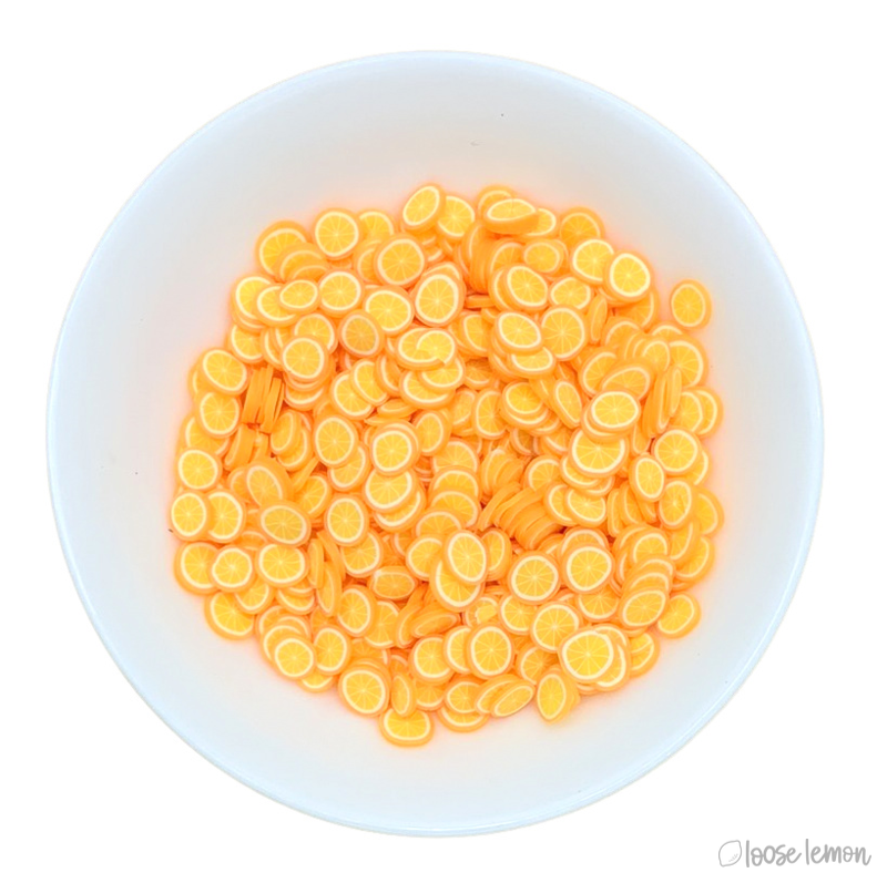 Clay Sprinkles | Orange (Slices)