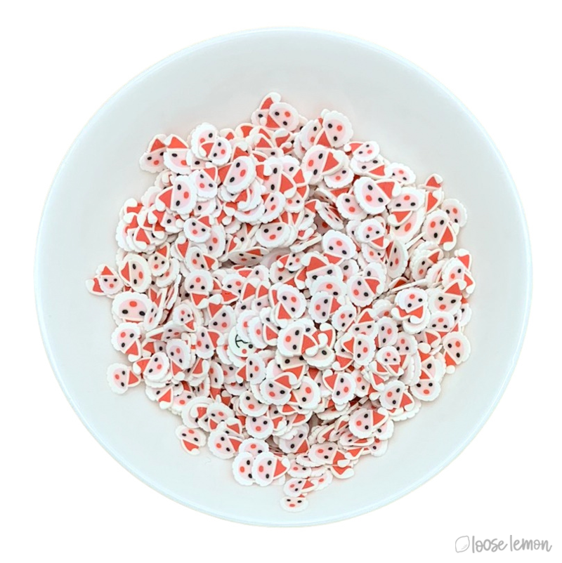 Clay Sprinkles | Happy Santa